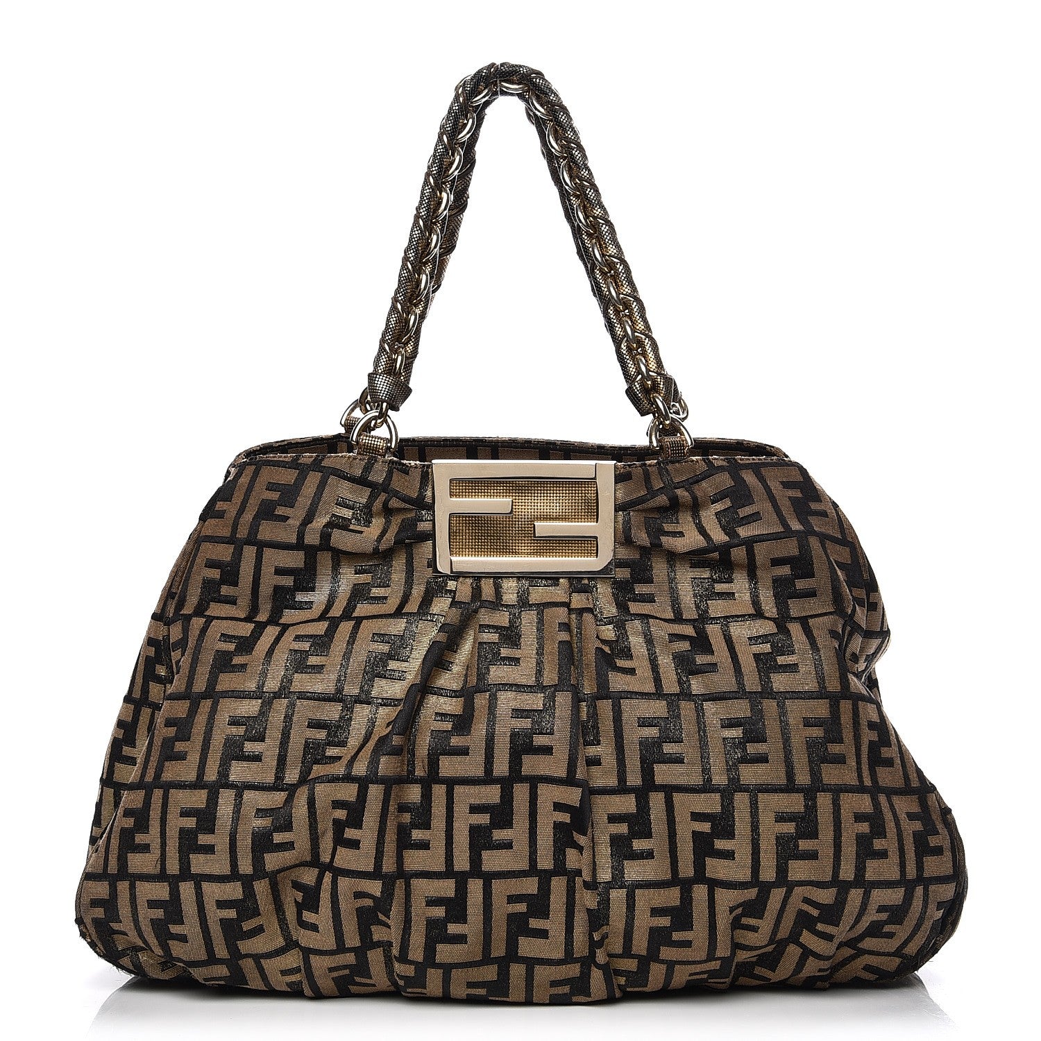 Fendi Zucca Mia Tote Tobacco 1 of 19