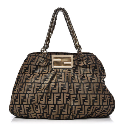 Fendi Zucca Mia Tote Tobacco 1 of 19