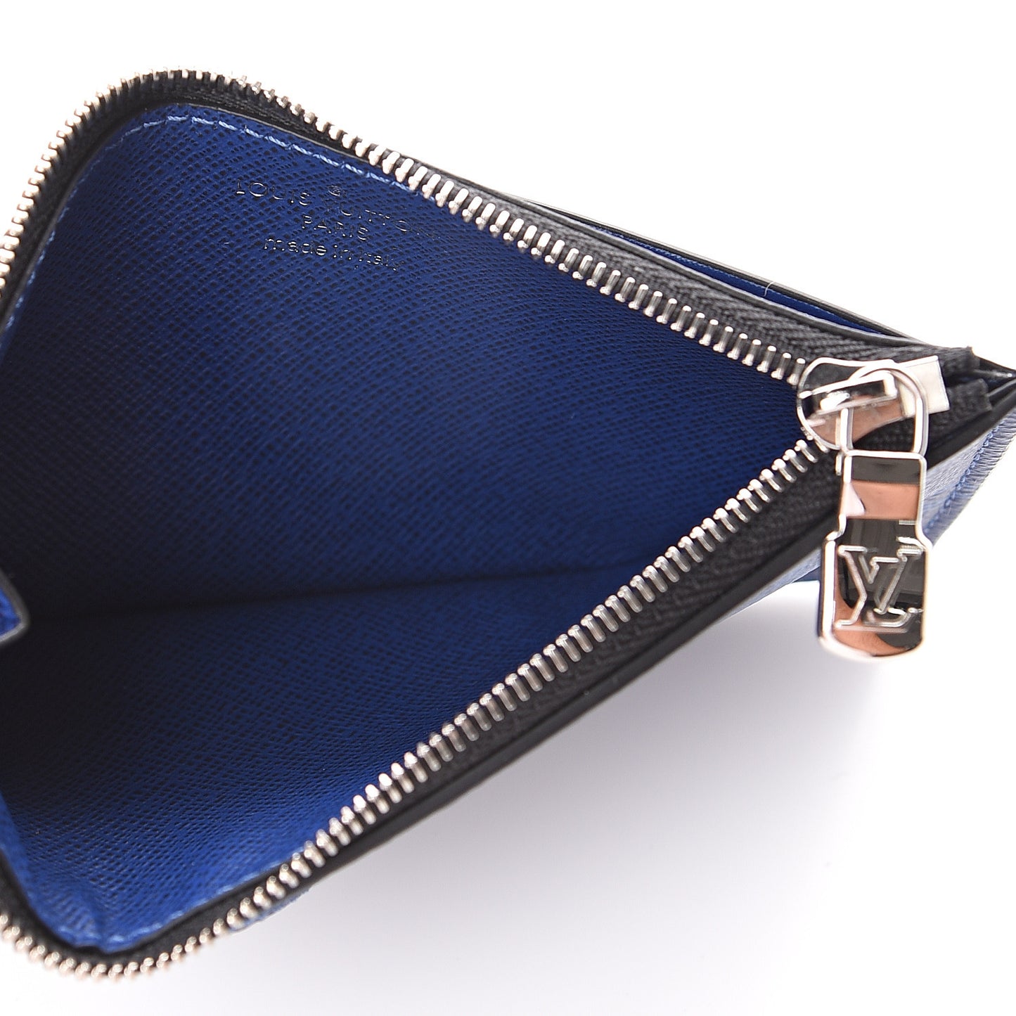 Monogram Taiga Coin Card Holder Cobalt