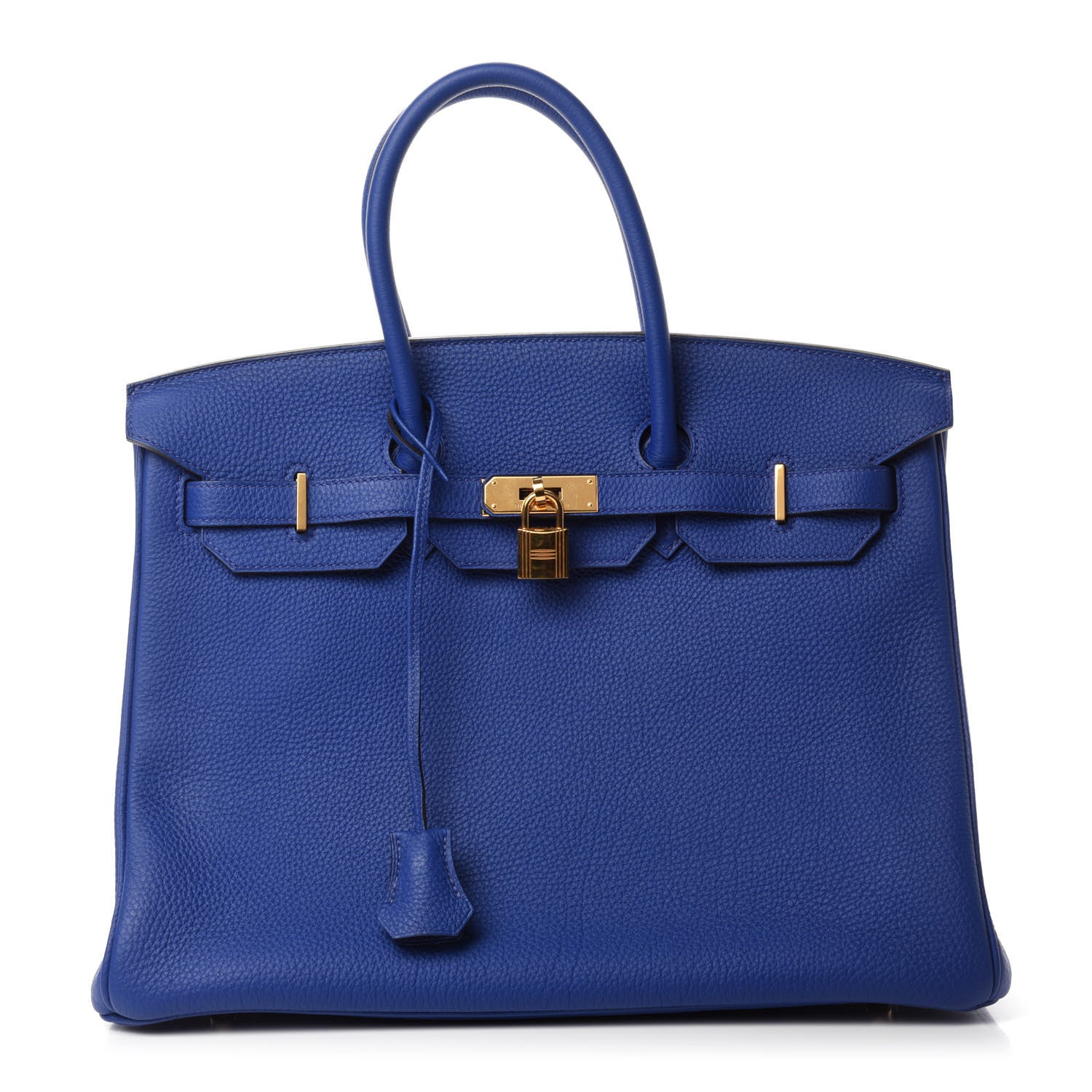 Hermes Togo Birkin 35 Bleu Electrique 1 of 10