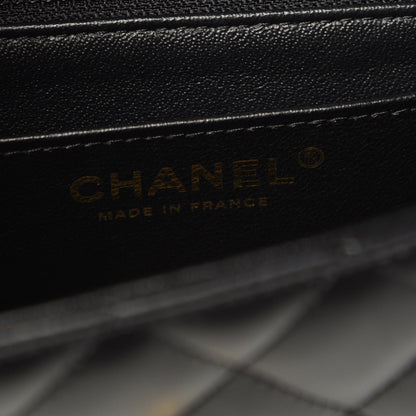 Chanel Lambskin Quilted Studded Mini Rectangular Flap Black 8 of 10
