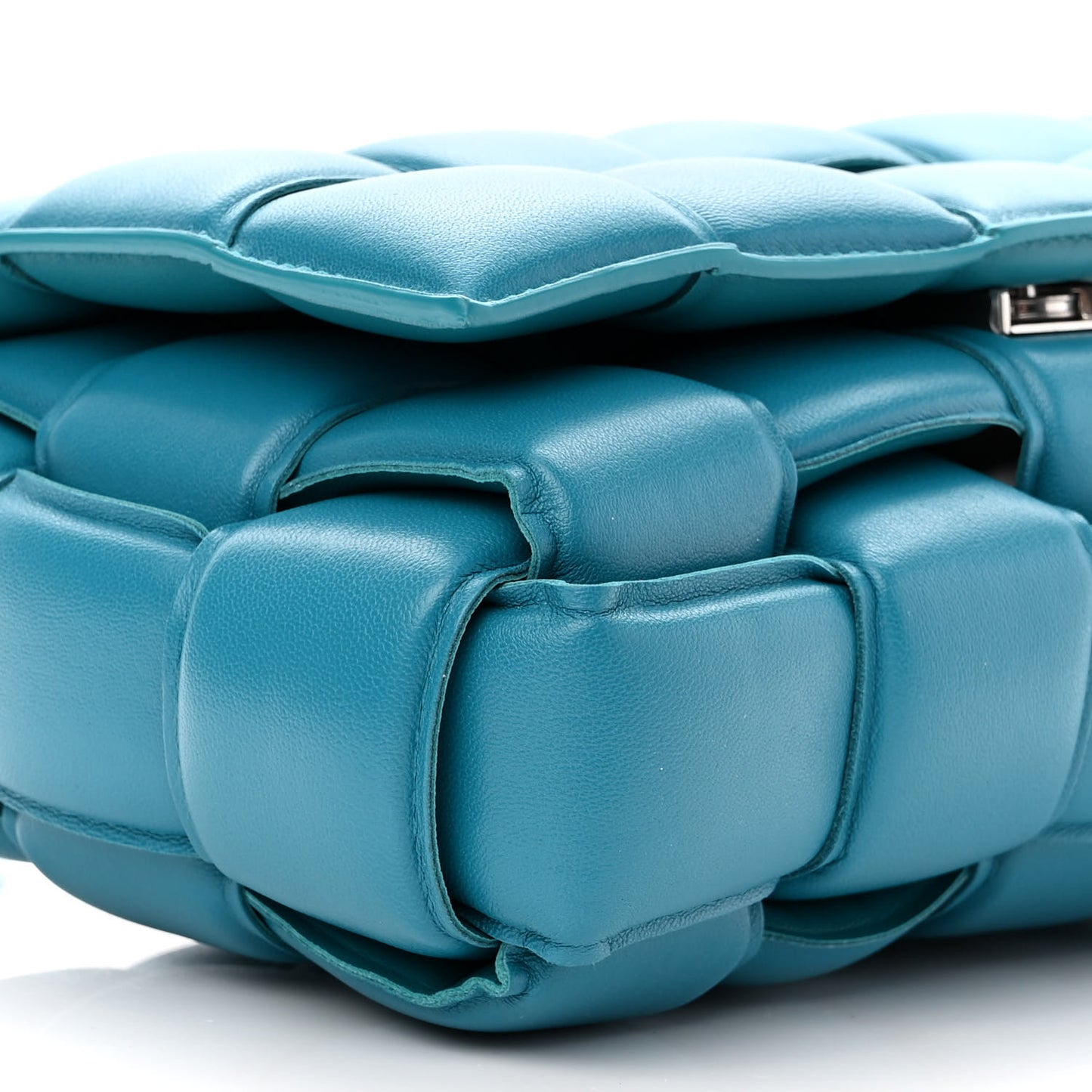 Nappa Maxi Intreccio Padded Cassette Crossbody Bag Blaster