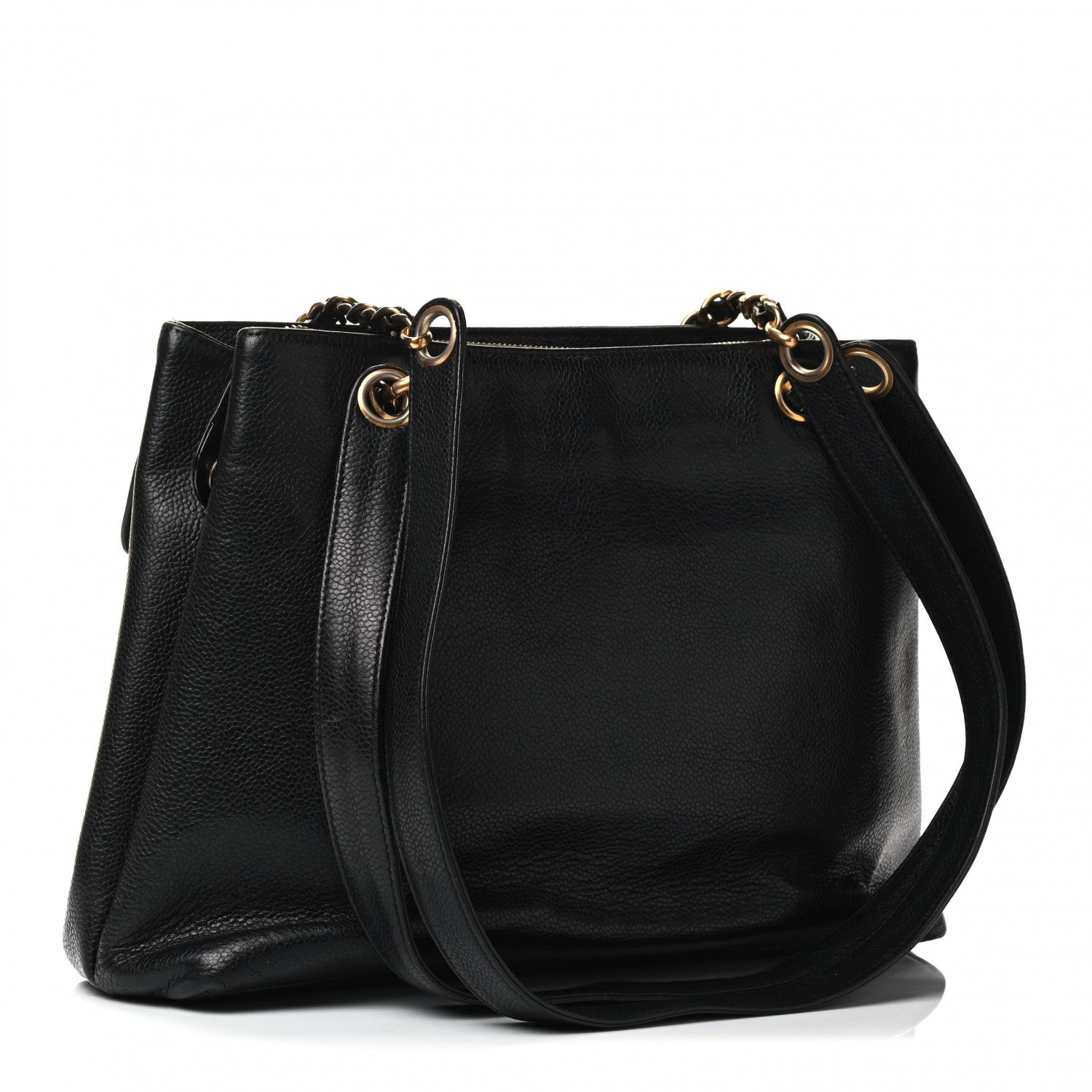 Chanel Caviar Flap Shoulder Bag Black 2 of 4