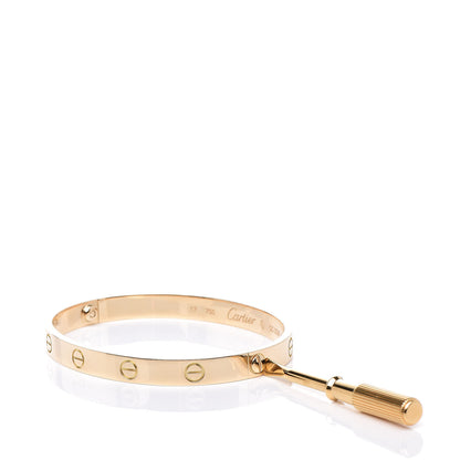 Cartier 18K Yellow Gold LOVE Bracelet 17 4 of 7