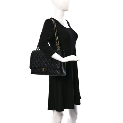 Chanel Caviar Quilted Maxi Double Flap Black 2 of 11