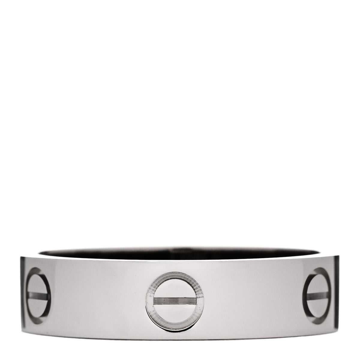 18K White Gold 5.5mm LOVE Ring 63 10.5