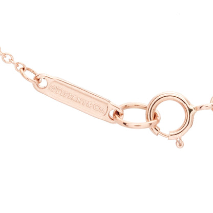Tiffany 18K Rose Gold Atlas Open Pendant Necklace 5 of 5
