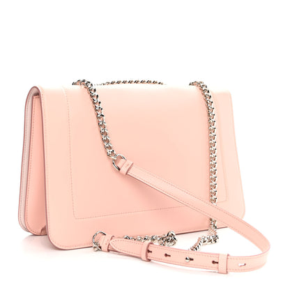 Salvatore Ferragamo Smooth Calfskin Vara Bow Chain Flap Crossbody Jasmine Flow Bonbon 2 of 8