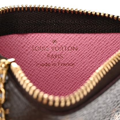 Louis Vuitton Monogram 2022 Christmas Animation Paris Key Pouch Pink 6 of 8