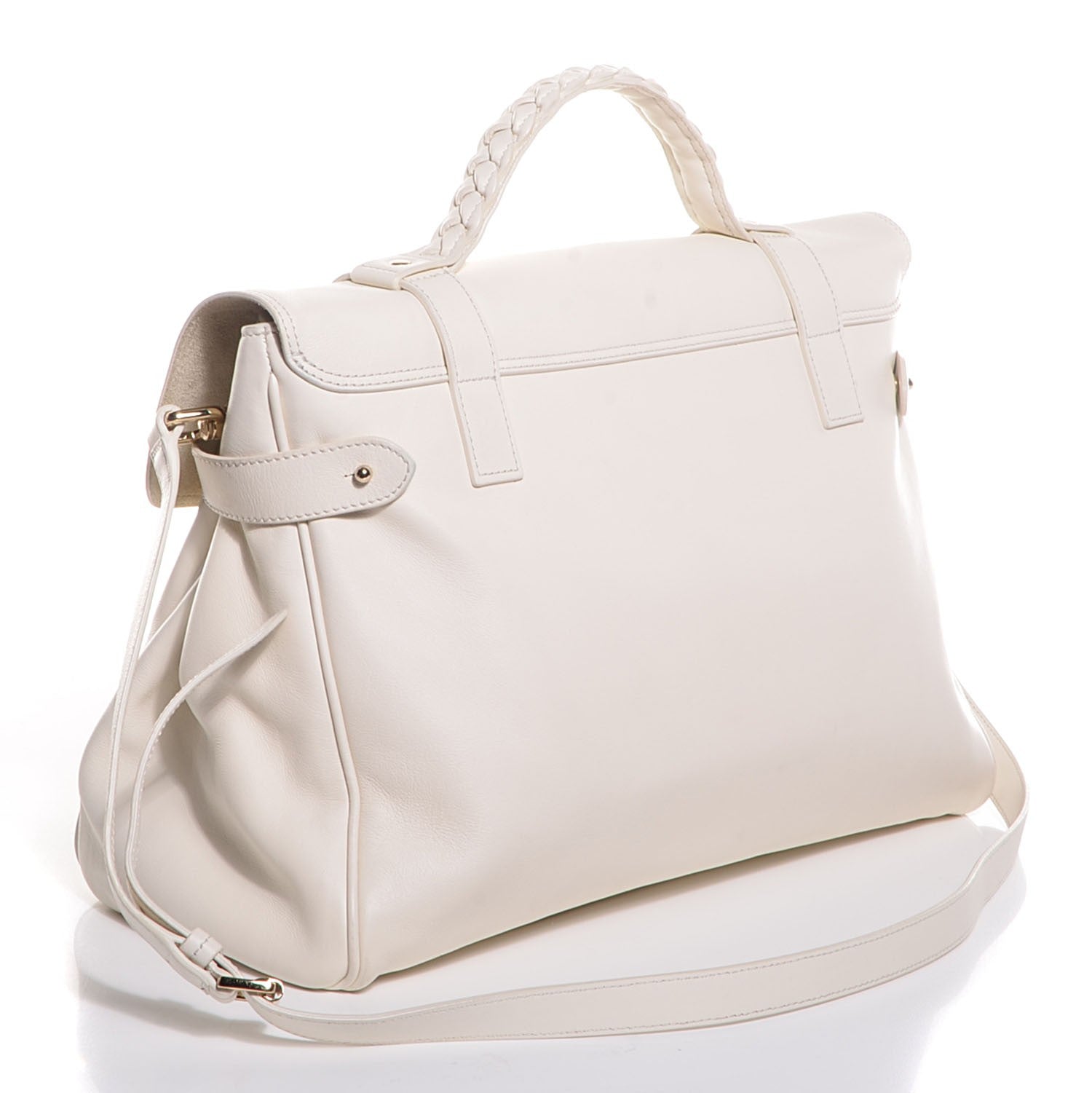Mulberry Silky Calfskin Oversized Alexa Cream 3 of 14