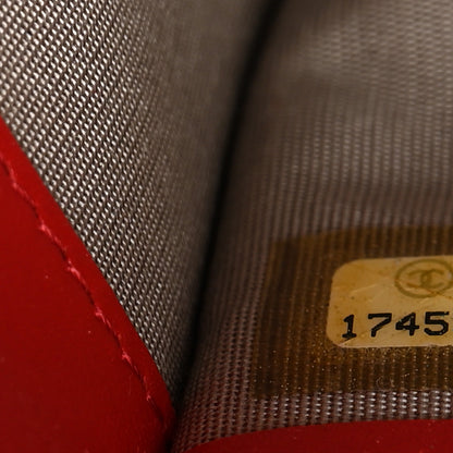 Chanel Caviar Large Timeless CC Zip Around Wallet Red 8 of 9