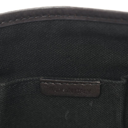Burberry Haymarket Check Buckle Shoulder Bag Chocolate 7 of 12