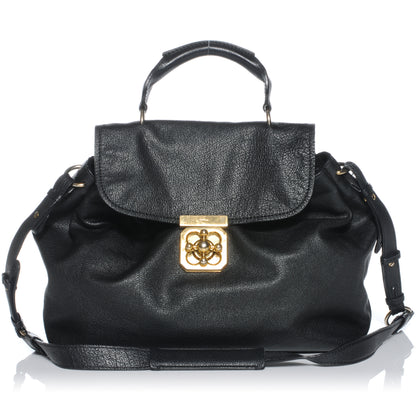 Chloe Calfskin Elsie Satchel Black 1 of 8