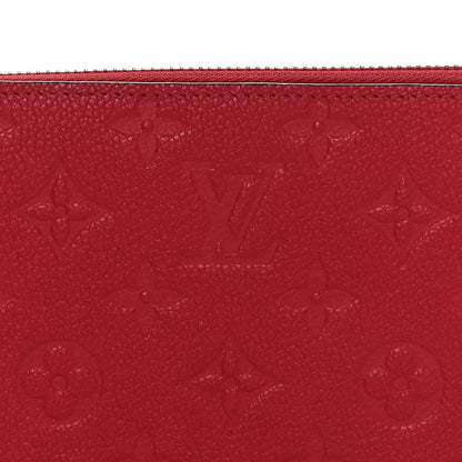 Louis Vuitton Empreinte Zippy Wallet Scarlet 7 of 10