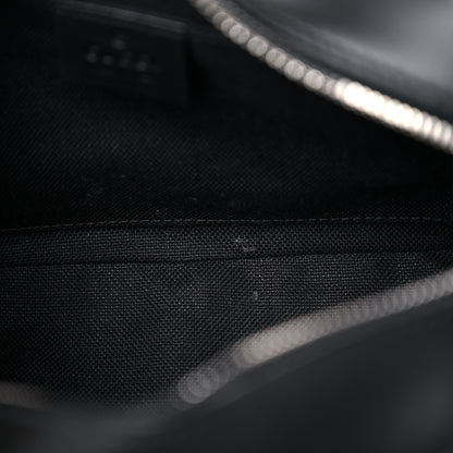 Gucci GG Supreme Monogram Web Shoulder Bag Black Grey 12 of 13