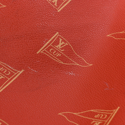 Louis Vuitton Coated Canvas Americas Cup Garment Bag Red 11 of 15