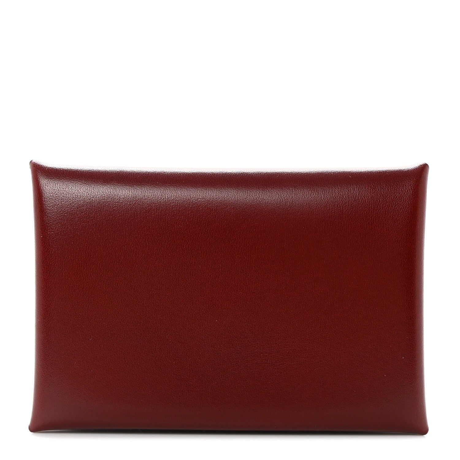 Hermes Box Calvi Card Case Rouge H 1 of 8