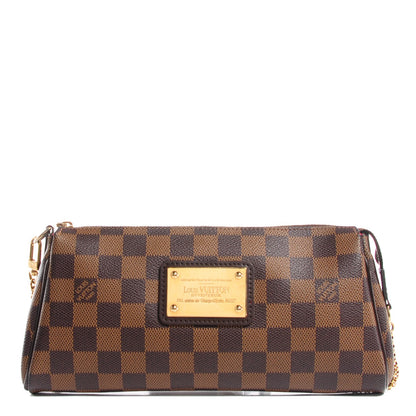 Louis Vuitton Damier Ebene Eva Clutch 1 of 7