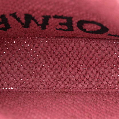 Loewe X PAULA'S IBIZA Raffia Font Tote Sunset Pink 5 of 10