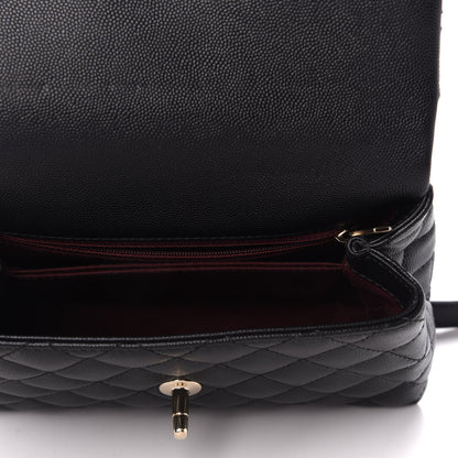 Chanel Caviar Quilted Mini Coco Handle Flap Black 6 of 11