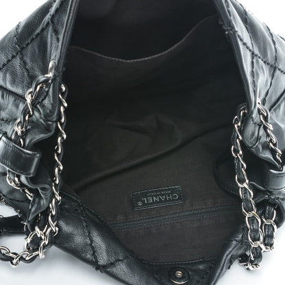 Chanel Lambskin Expandable Tote Black 5 of 8