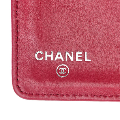 Chanel Caviar Sevruga Yen Wallet Red 6 of 13