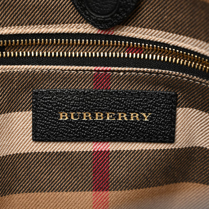 Burberry Soft Grainy Calfskin Small Elmstone Hobo Black 5 of 10
