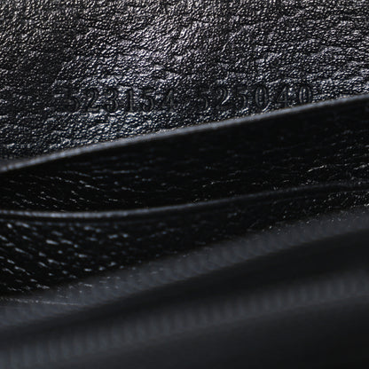 Gucci Calfskin Web Ophidia Zip Around Wallet Black 7 of 7
