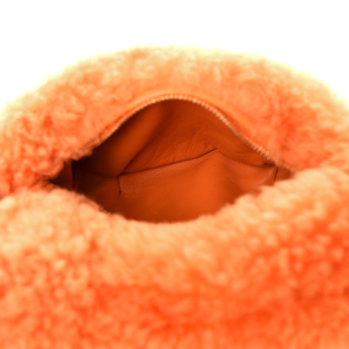Shearling Mini Jodie Light Orange