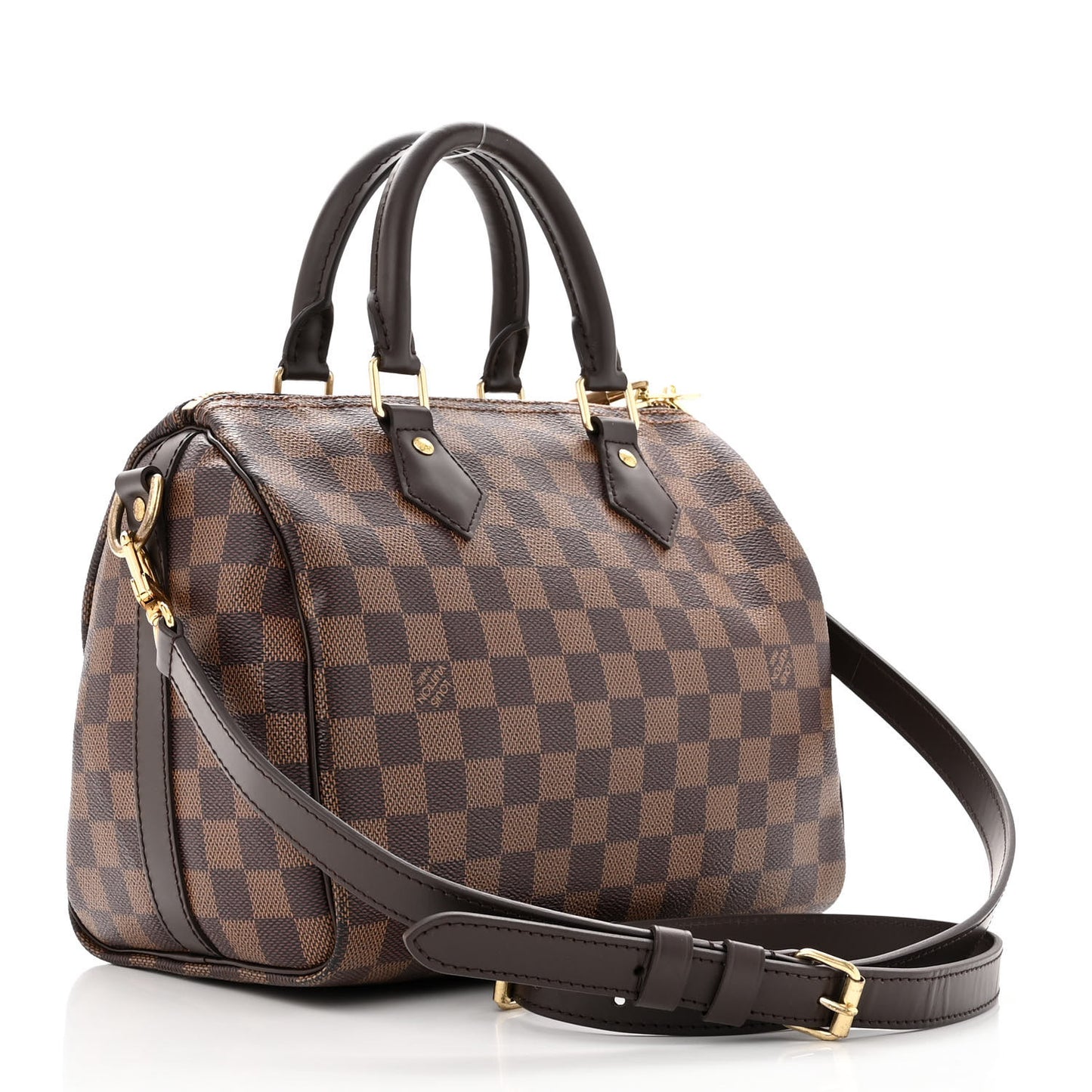 Damier Ebene Speedy Bandouliere 25