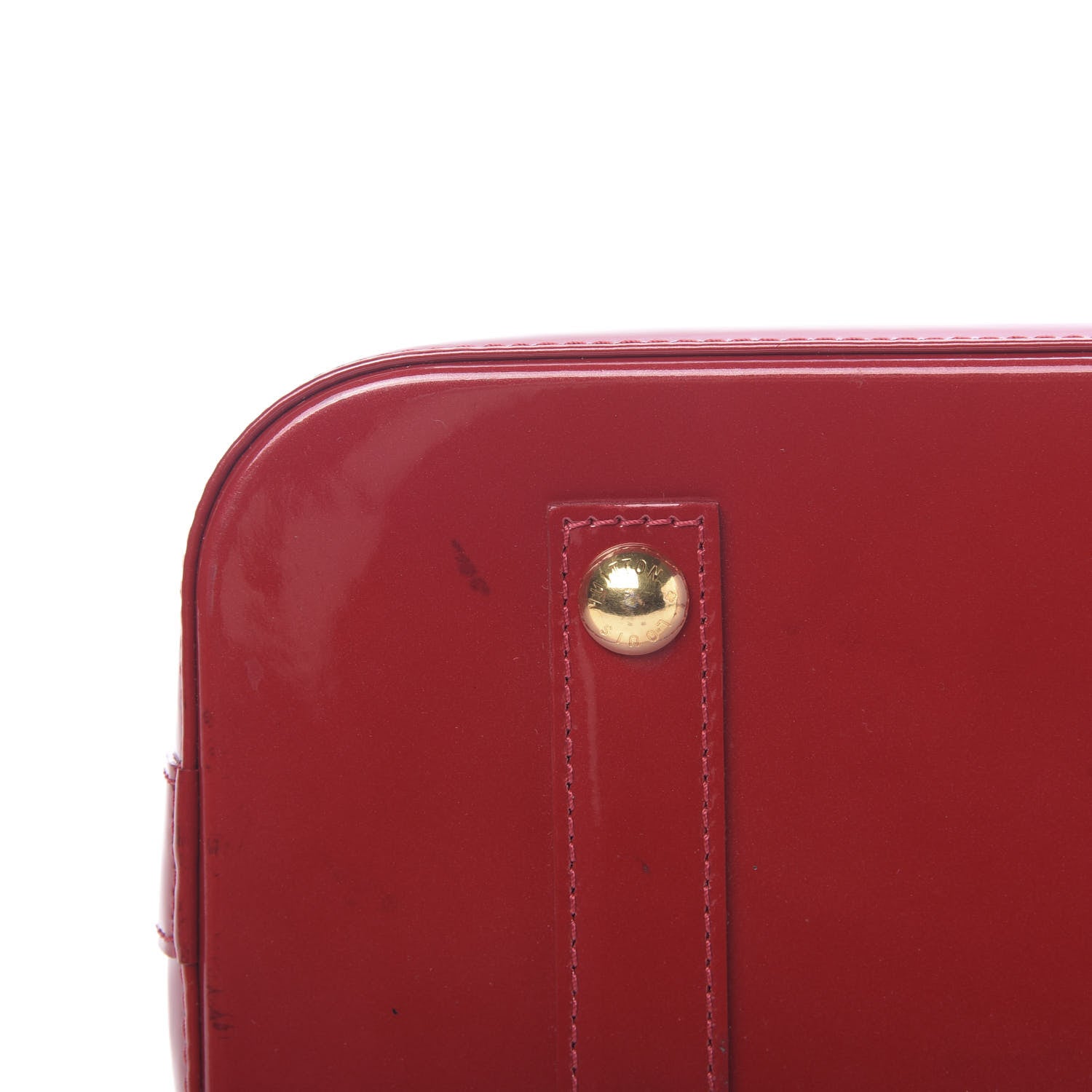 Louis Vuitton Vernis Alma PM Pomme D'Amour 13 of 13