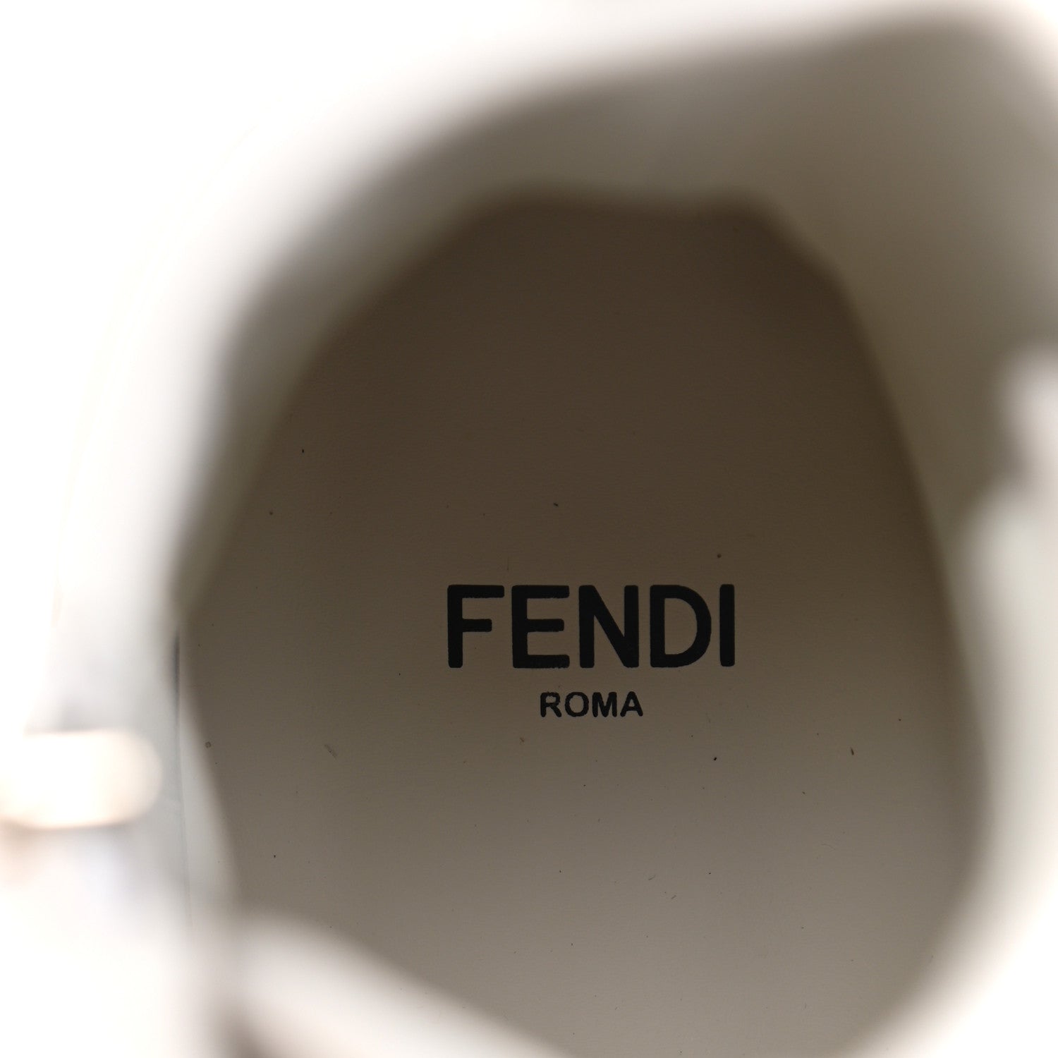 Fendi Nappa FF Embossed Womens Biker Boots 40 Snow 9 of 10
