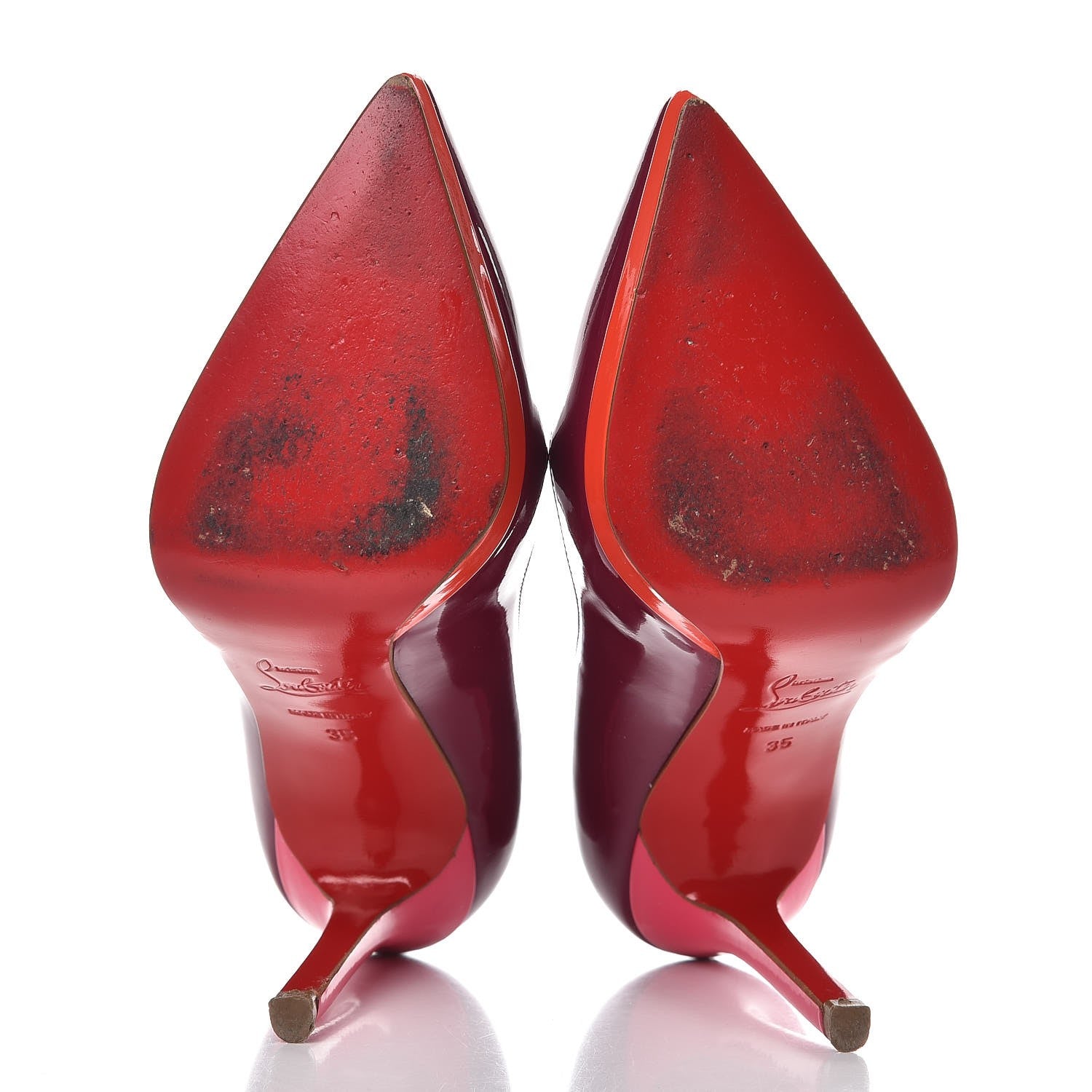 Christian Louboutin Patent Pigalle Plato 120 Pumps 35 Multi 7 of 10