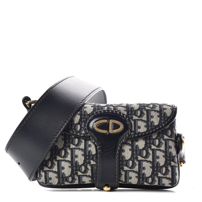 Christian Dior Oblique Crossbody Navy Blue 1 of 11