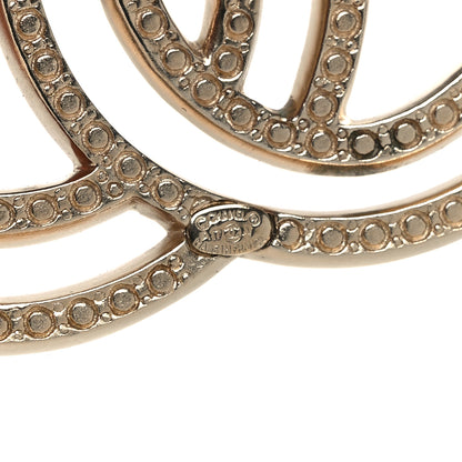 Chanel Metal Crystal CC Brooch Gold 3 of 4