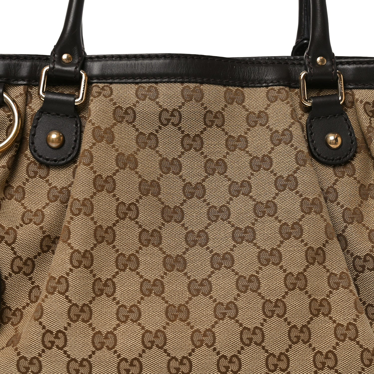 Gucci Monogram Medium Sukey Tote Dark Brown 8 of 11