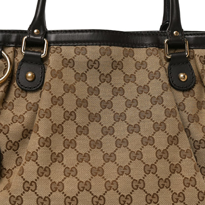 Gucci Monogram Medium Sukey Tote Dark Brown 8 of 11