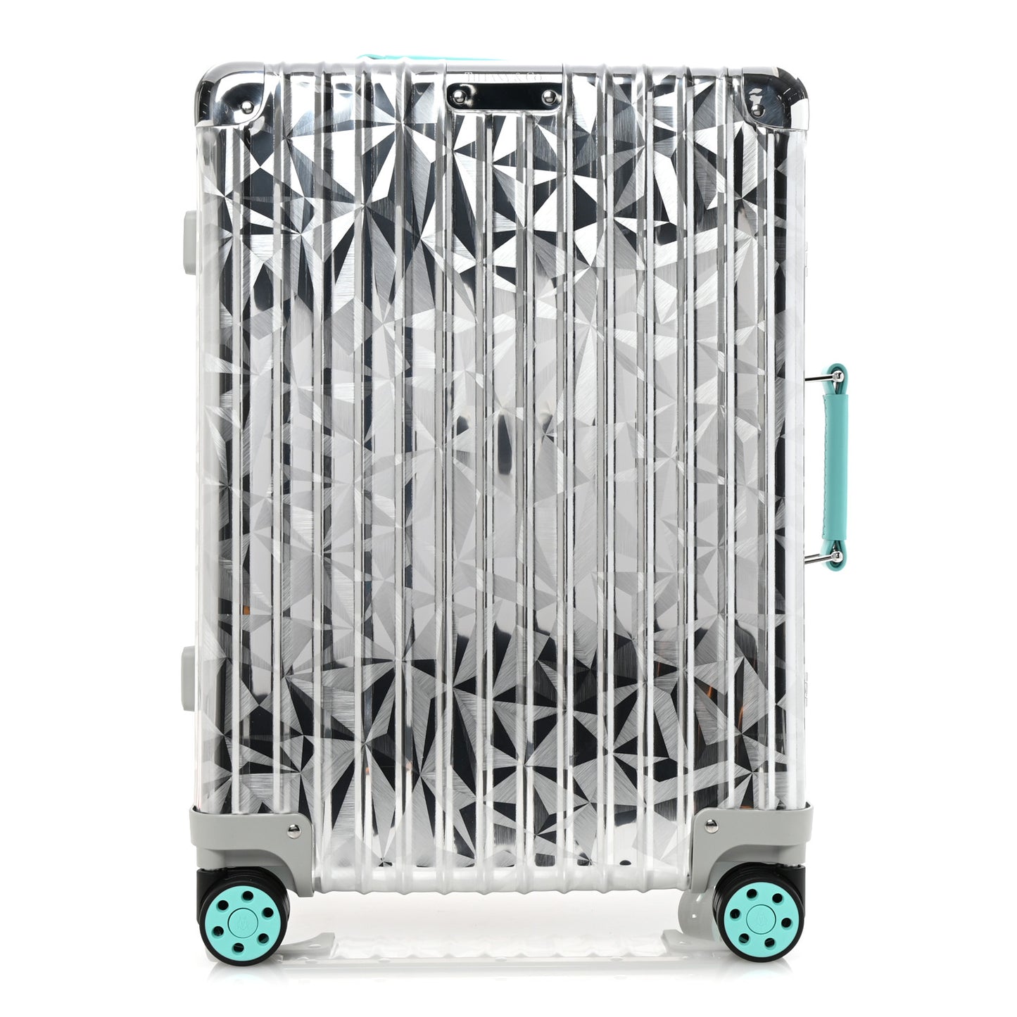 X TIFFANY Aluminum Classic Cabin Luggage Silver
