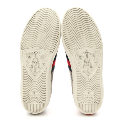 Gucci GG Supreme Monogram Womens Ace Low-Top Sneaker 37.5 Beige 6 of 10