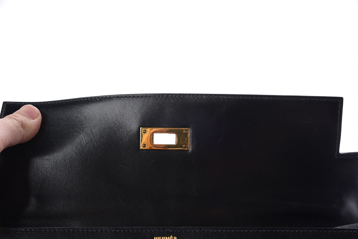 Hermes Box Kelly Sellier 32 Black 13 of 41
