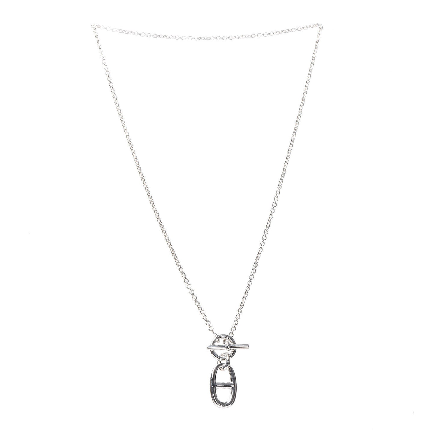 Sterling Silver Amulette Chaine d'Ancre Necklace