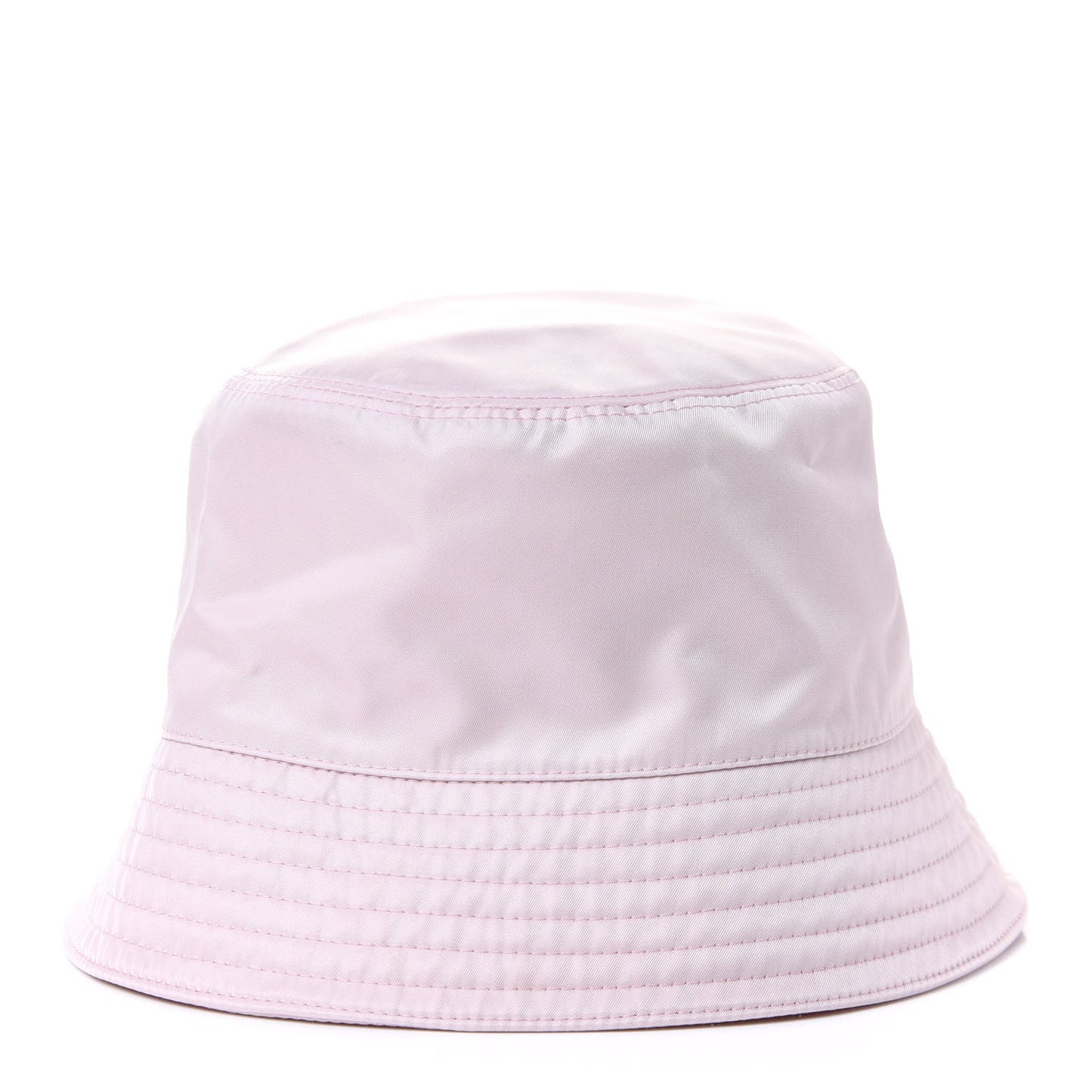 Re-Nylon Metal Triangle Logo Womens Bucket Hat L Alabastro