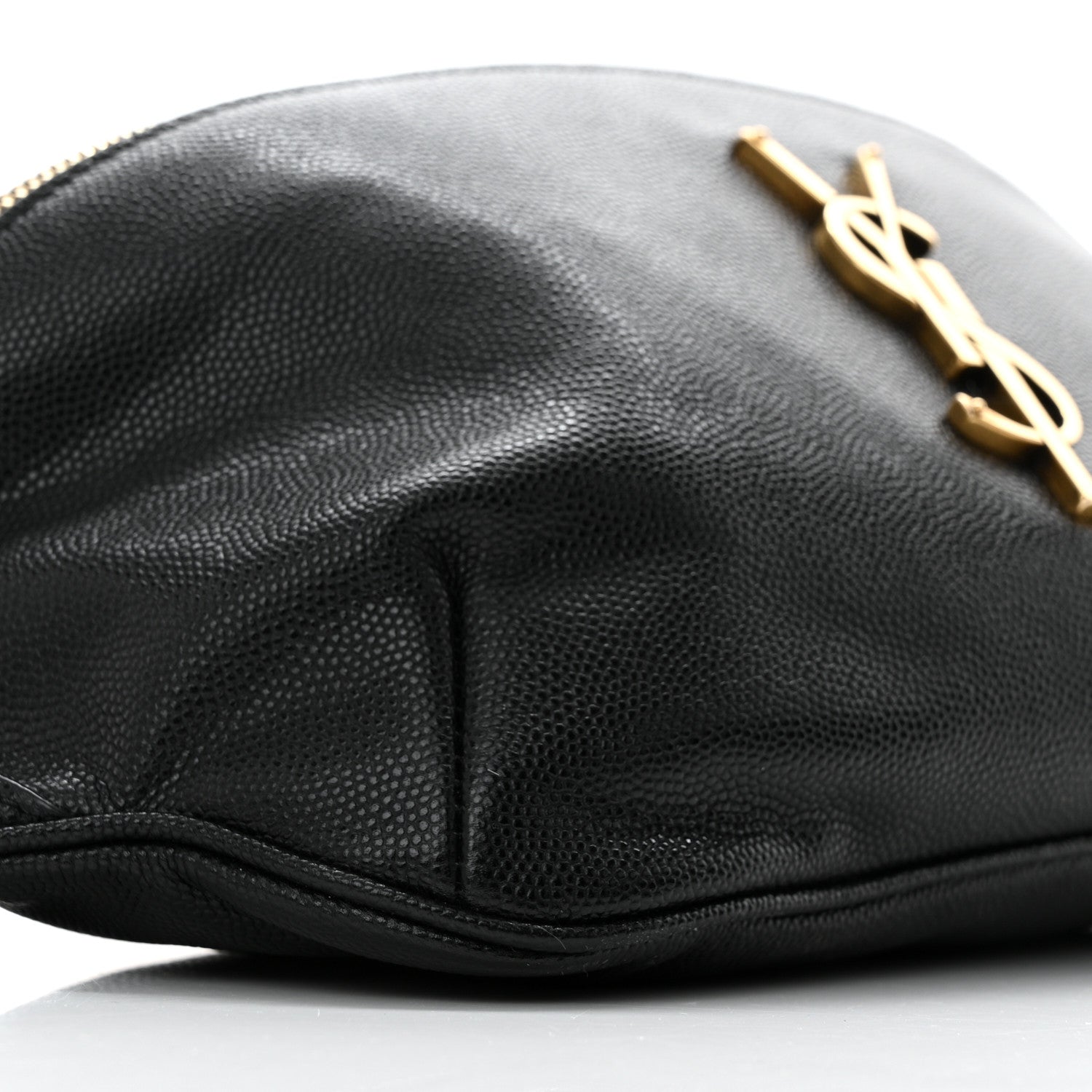 Saint Laurent Grain De Poudre Monogram Belt Bag Black 9 of 11