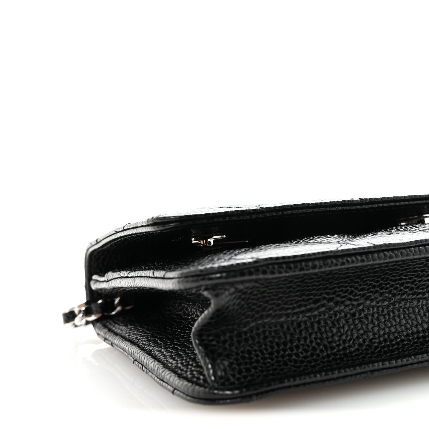 Chanel Caviar Quilted Wallet on Chain WOC Black 10 of 12