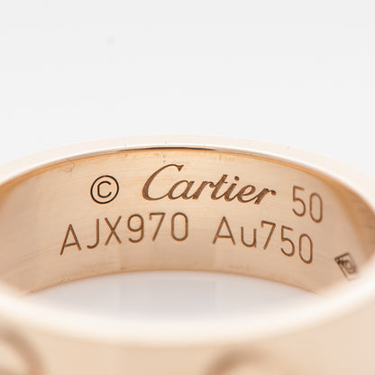 Cartier 18K Yellow Gold 5.5mm LOVE Ring 50 5.25 4 of 5