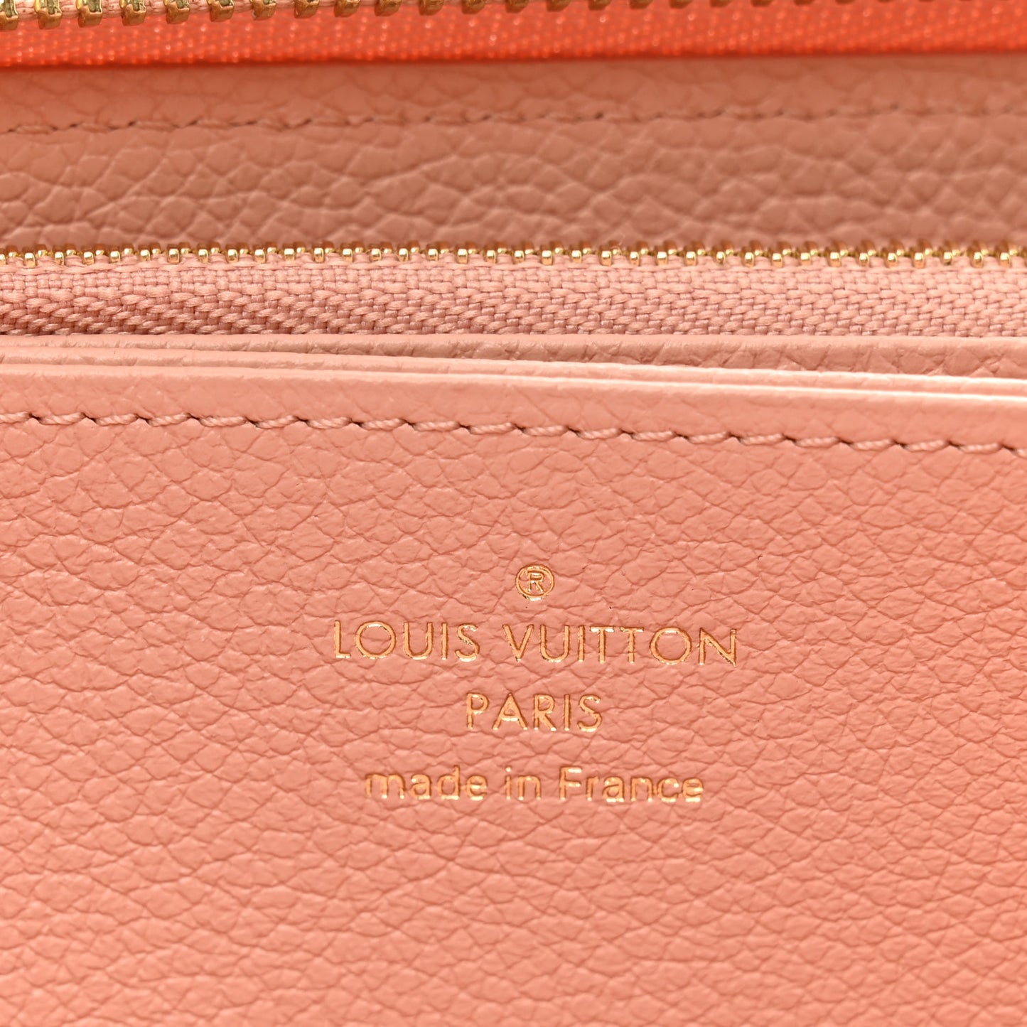 Empreinte Monogram Giant Zippy Wallet Rose Trianon Creme