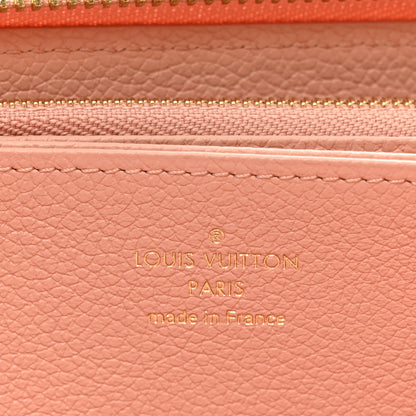 Louis Vuitton Empreinte Monogram Giant Zippy Wallet Rose Trianon Creme 6 of 7
