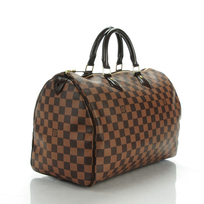 Louis Vuitton Damier Ebene Speedy 35 3 of 8