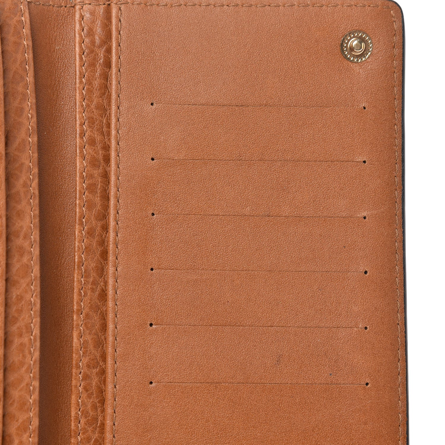 Burberry Brit Calfskin Lexi Wallet Saddle Brown 7 of 8