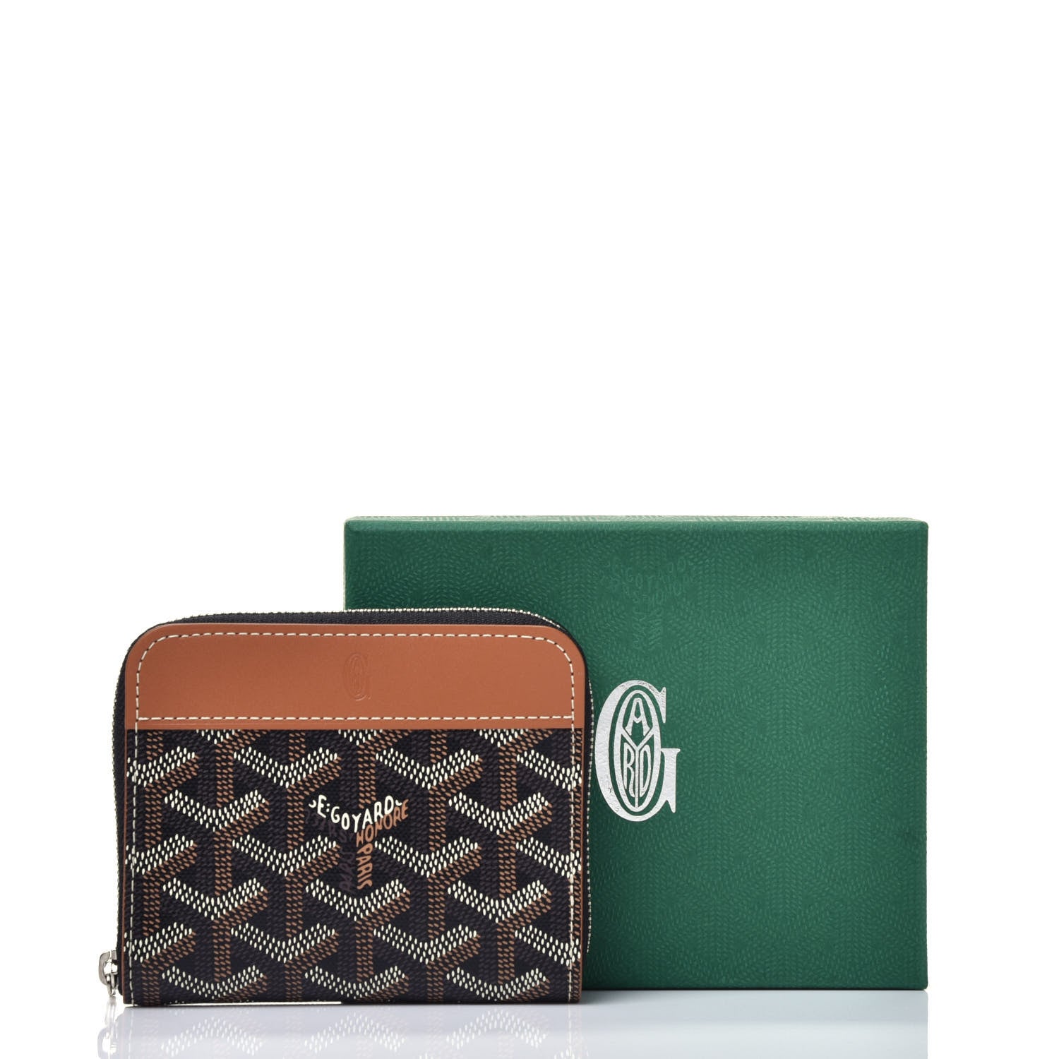 Goyard Goyardine Matignon PM Wallet Black Gold 8 of 8